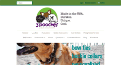 Desktop Screenshot of 3poochescollars.com